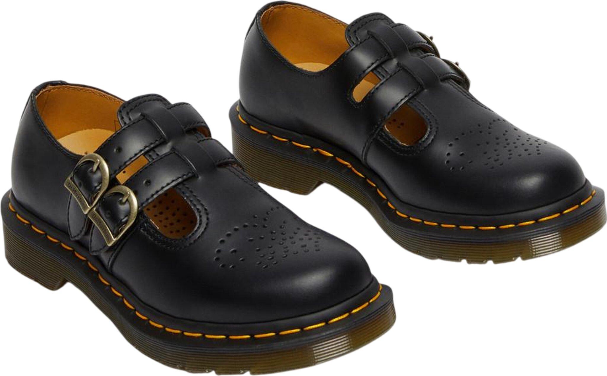 Product gallery image number 2 for product Mary Jane Flower Crazy Horse Leather Shoes - Women's