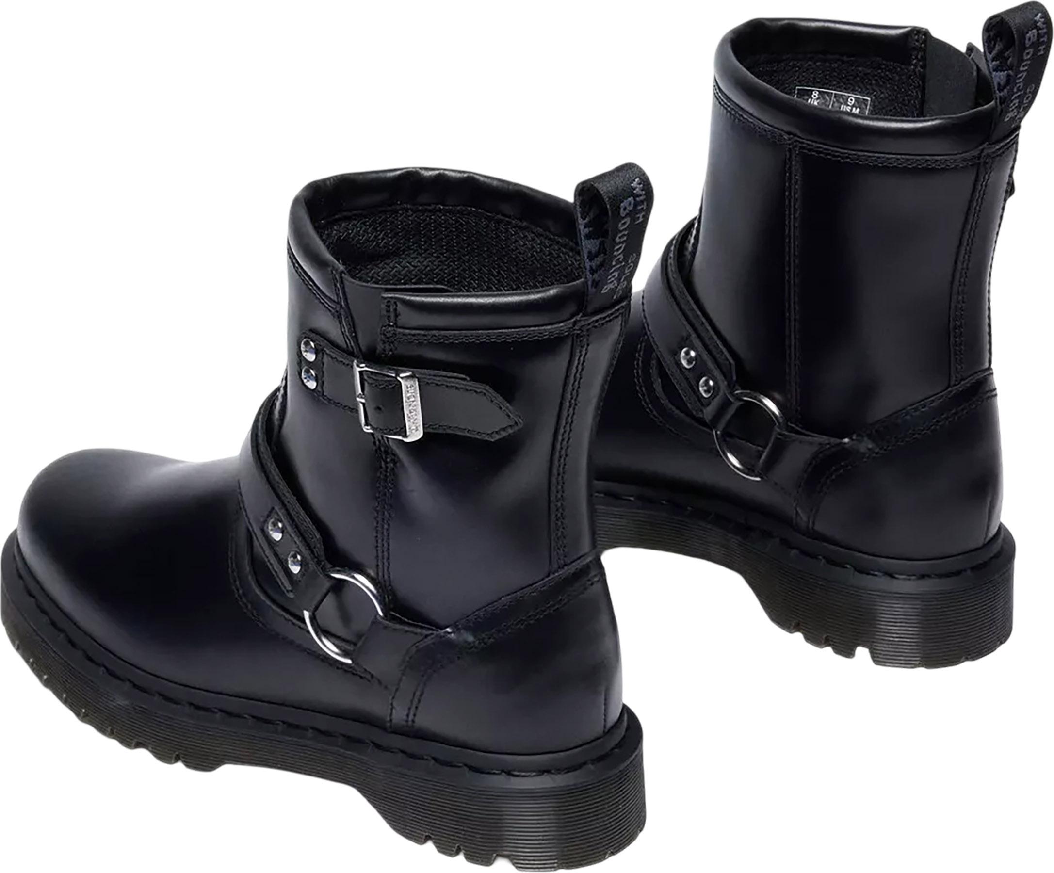 Product gallery image number 2 for product Anistone Harness Orleans Leather Biker Boots - Unisex
