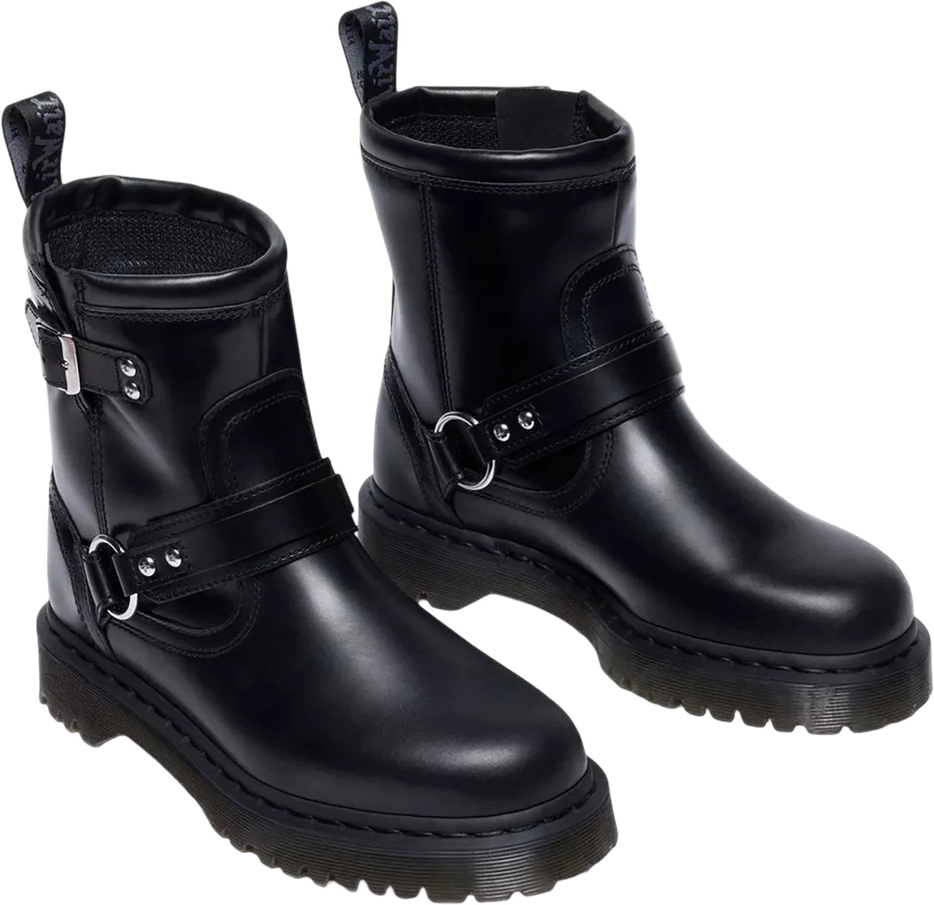 Product gallery image number 5 for product Anistone Harness Orleans Leather Biker Boots - Unisex