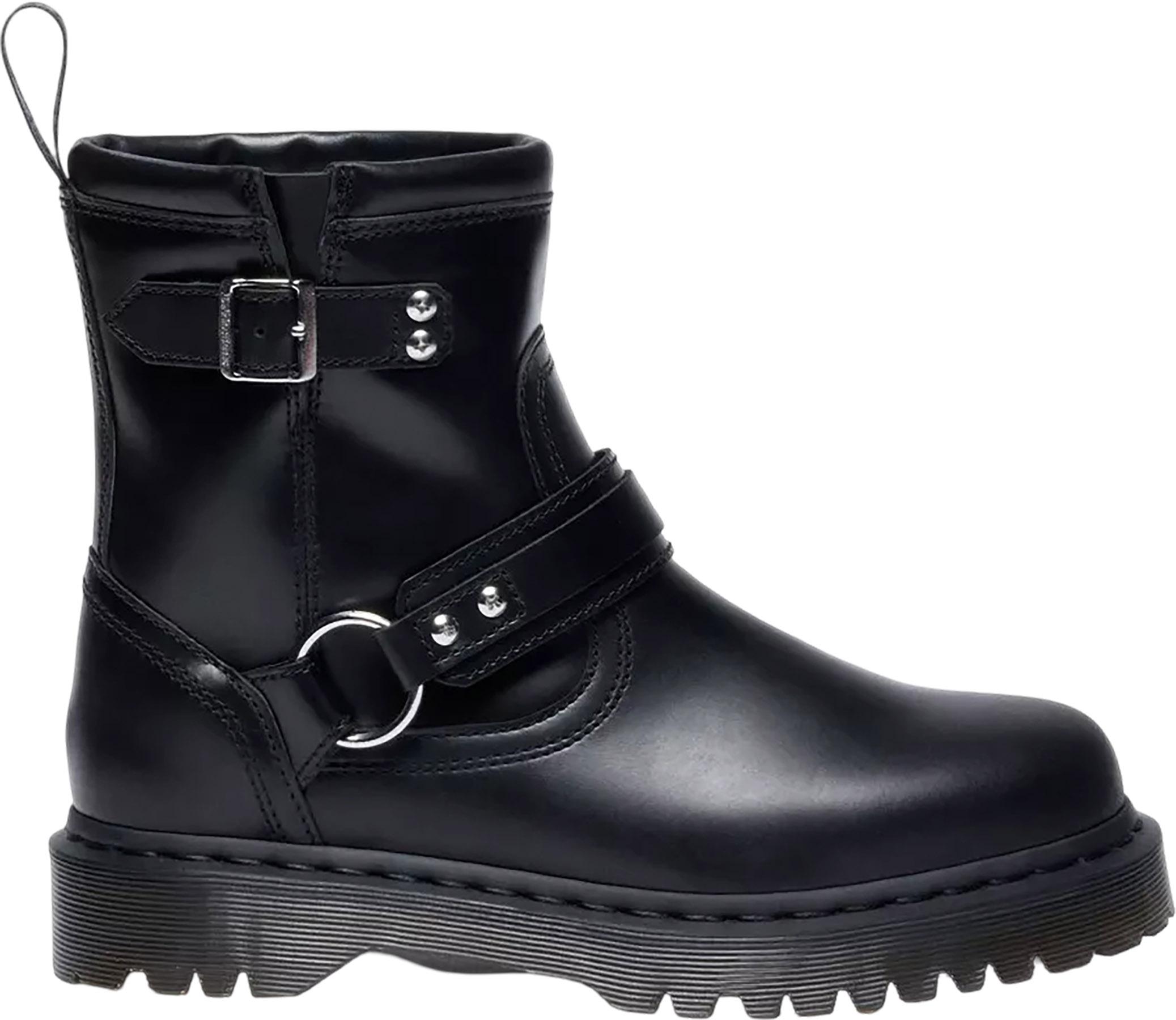 Product image for Anistone Harness Orleans Leather Biker Boots - Unisex