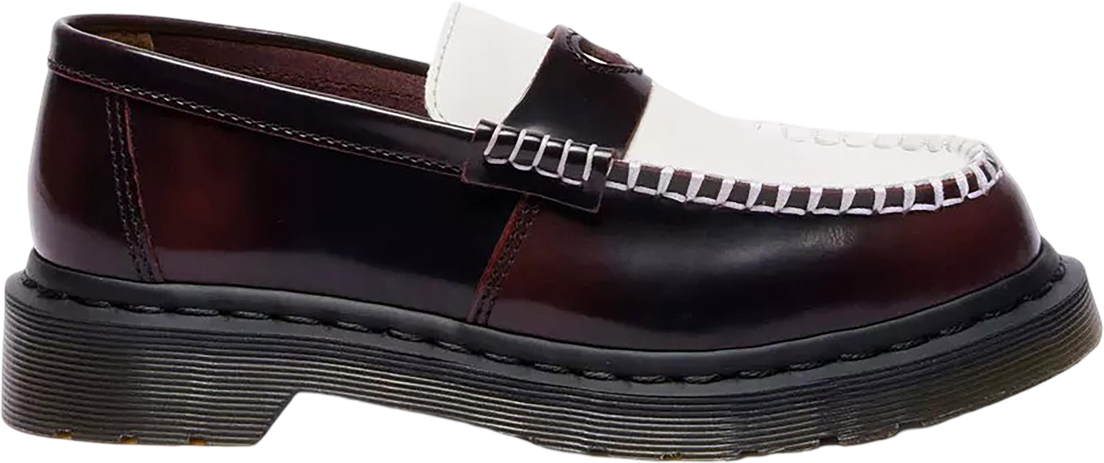 Product image for Penton Heart Two-Tone Rub-Off Leather Loafers - Women's