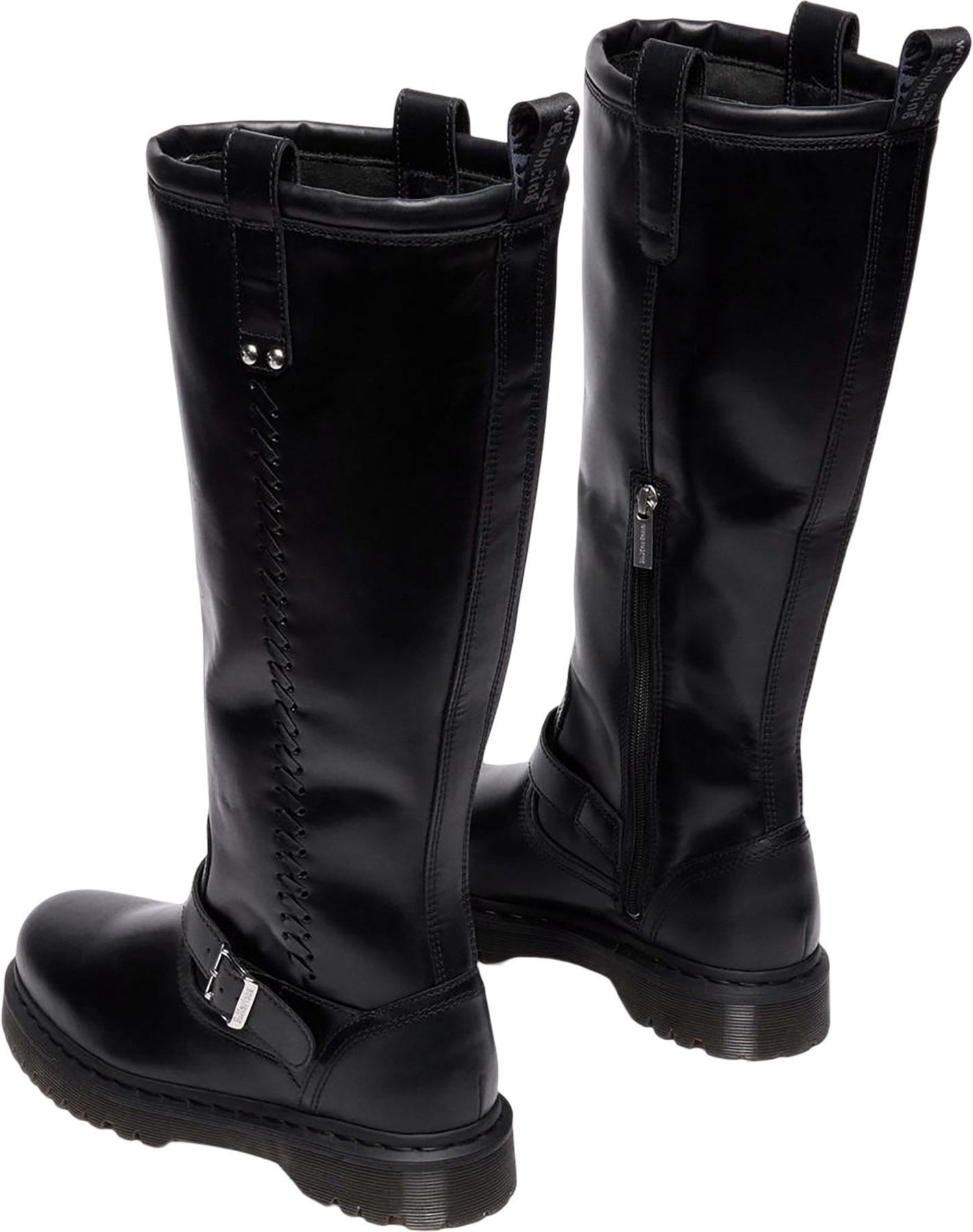 Product gallery image number 4 for product Anistone BKR High Leg Biker Boots - Unisex