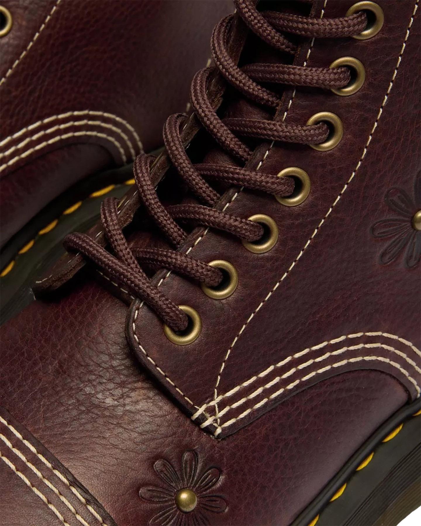 Product gallery image number 3 for product Sinclair Flower Grizzly Leather Platform Boots - Women's