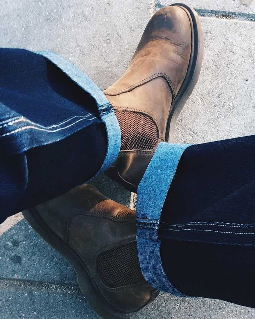 Product gallery image number 9 for product 2976 Crazy Horse Chelsea Boots - Unisex