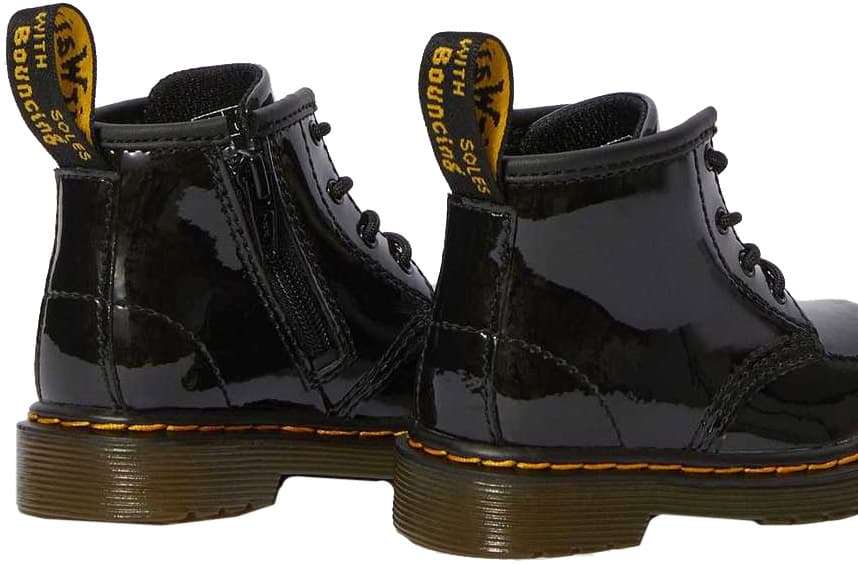 Product gallery image number 3 for product 1460 Patent Leather Lace Up Boots - Infant