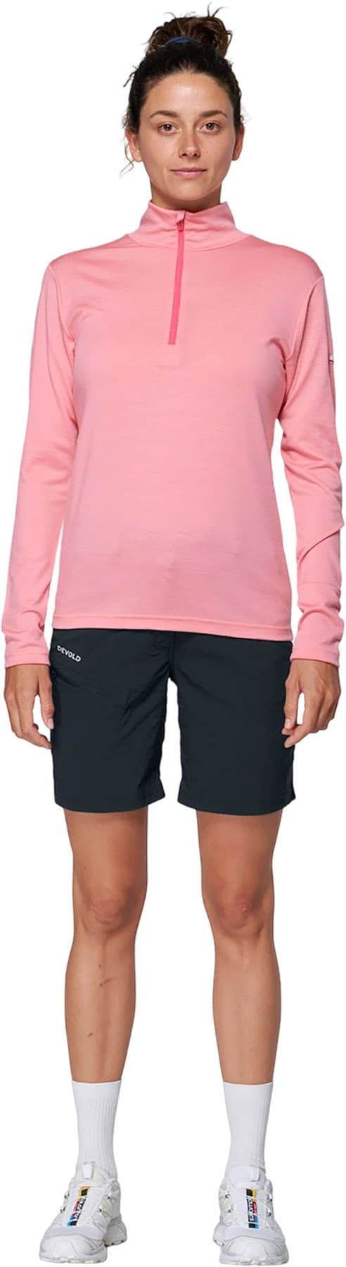 Product gallery image number 3 for product Breeze Plus Merino 200 Zip Neck - Women's