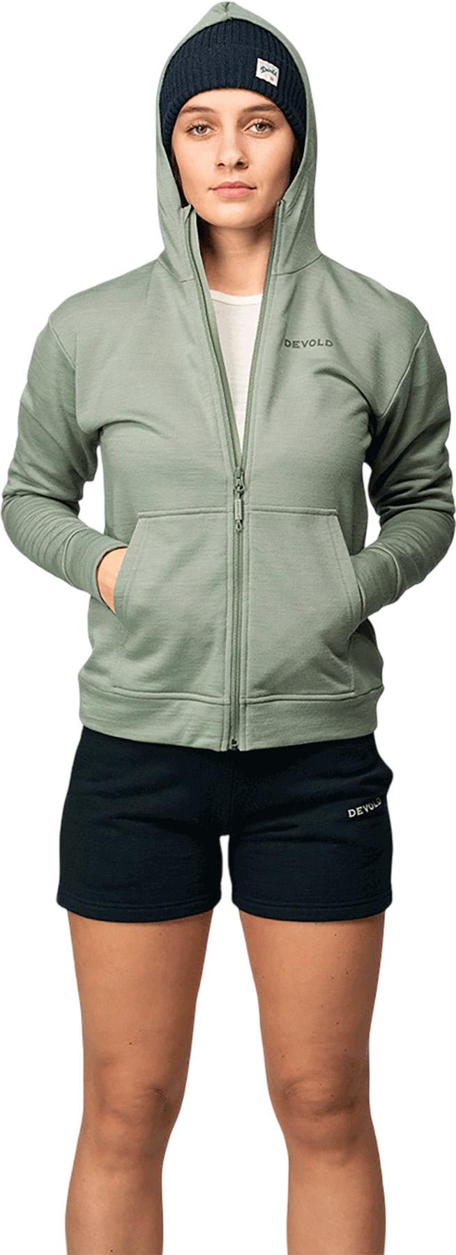 Product gallery image number 2 for product Everyday Merino Midlayer Zip Hoodie - Women's
