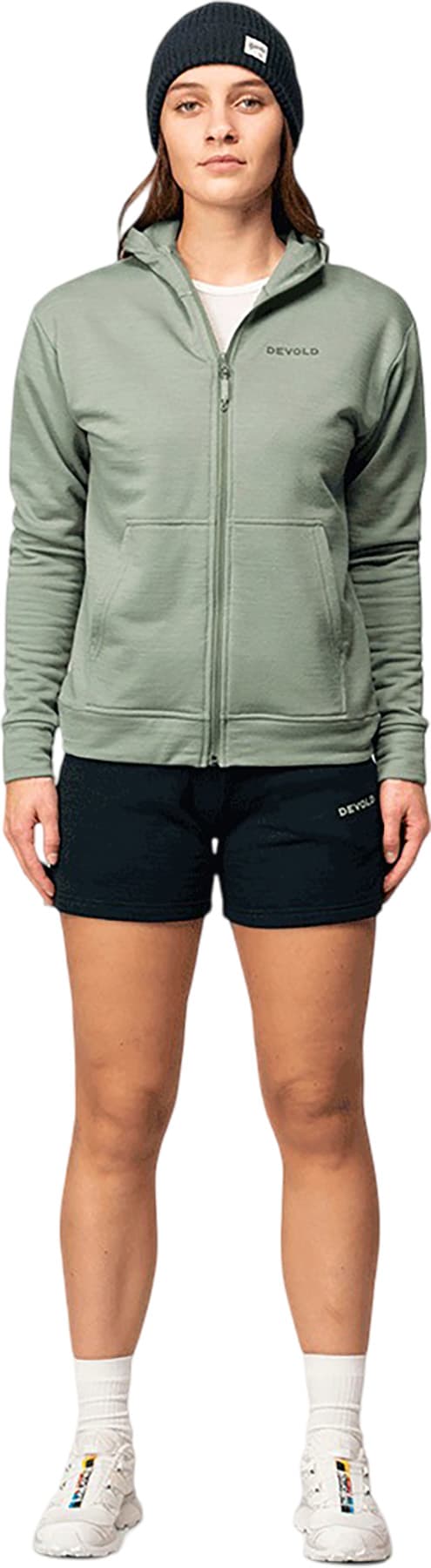 Product gallery image number 3 for product Everyday Merino Midlayer Zip Hoodie - Women's