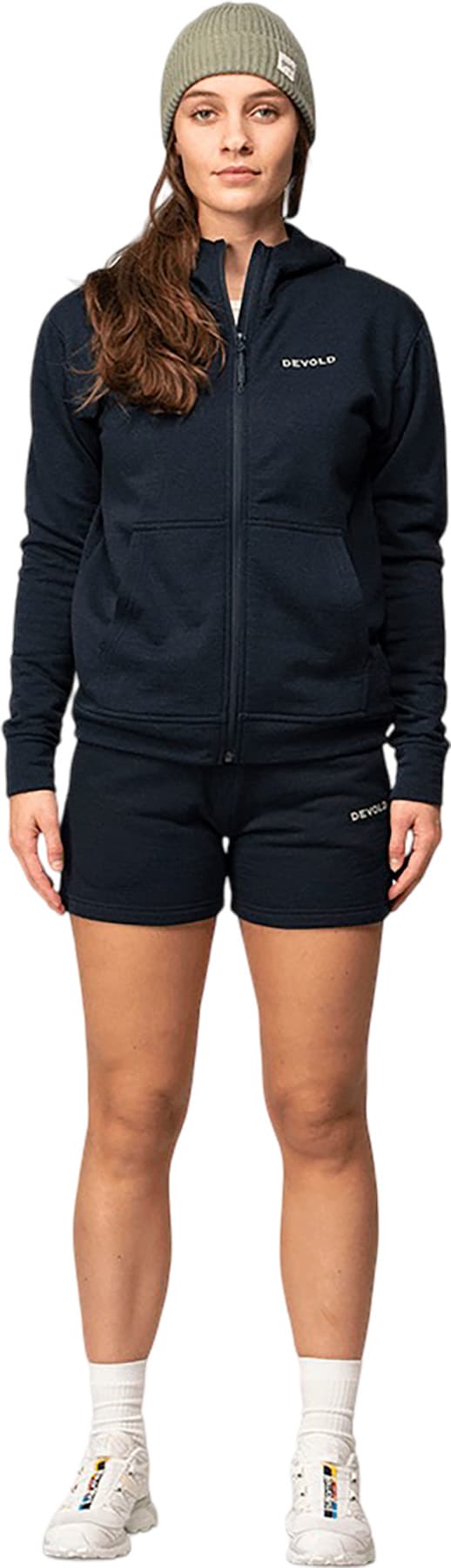 Product gallery image number 3 for product Everyday Merino Midlayer Zip Hoodie - Women's