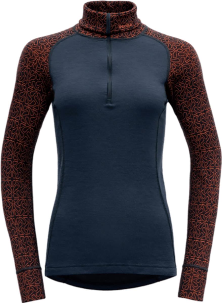 Product image for Duo Active Merino 205 Zip Neck Long Sleeve T-Shirt - Women's