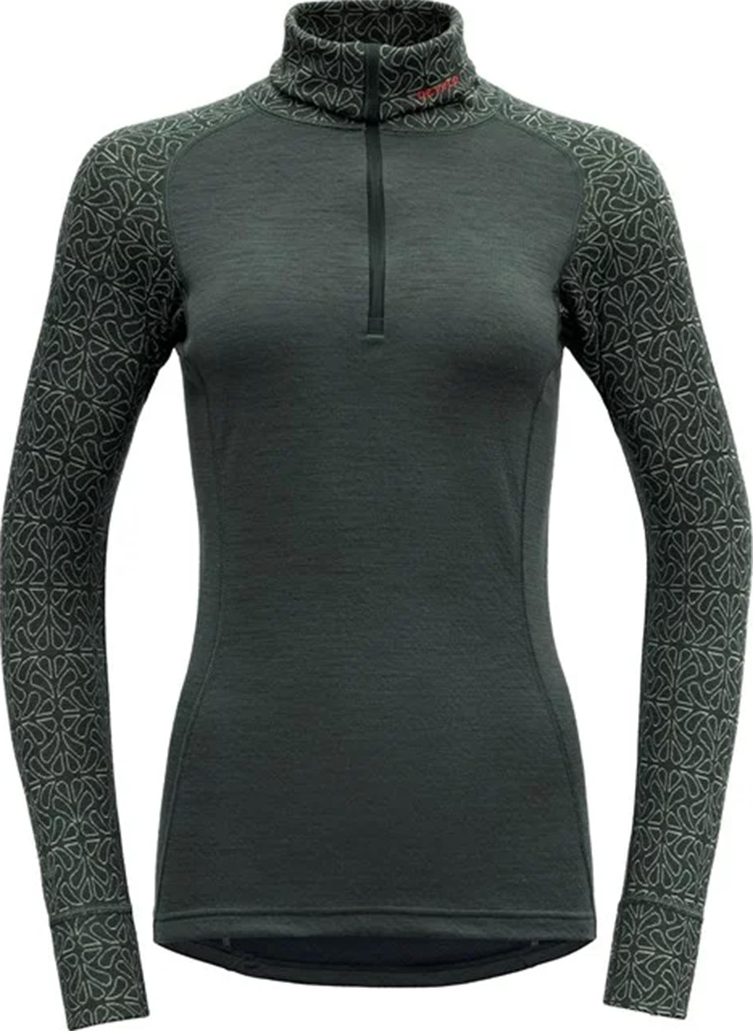 Product image for Duo Active Merino 205 Zip Neck Long Sleeve T-Shirt - Women's