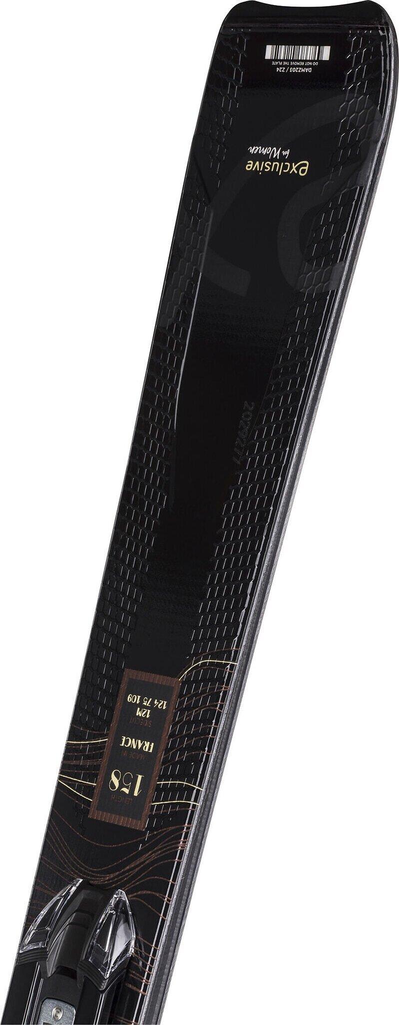 Product gallery image number 3 for product E Lite 8 On Piste Skis with NX 12 Konect GW B80 B-W Gold Ski Bindings - Women's