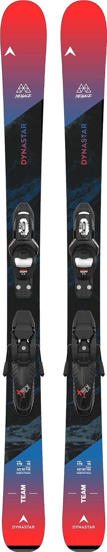 Image de produit pour Skis freeride M-Menace Team Kid-X 4 avec fixations de ski GW B76 - Jeune