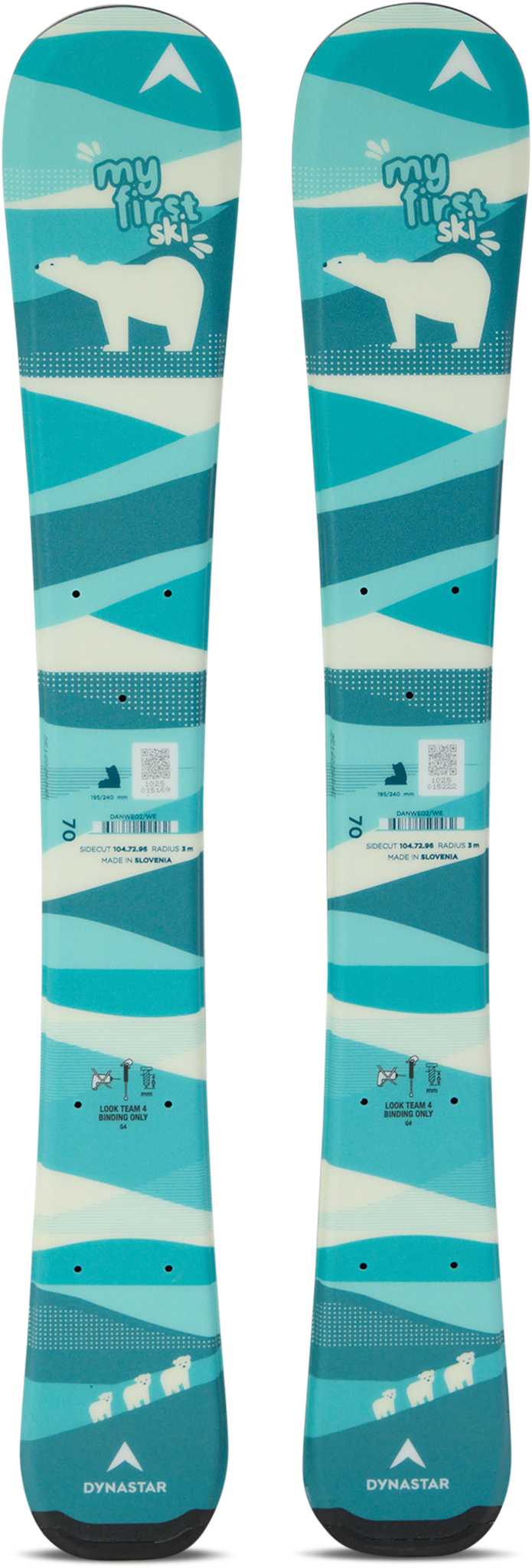 Product image for My First Skis with Team 4 Bindings - Youth