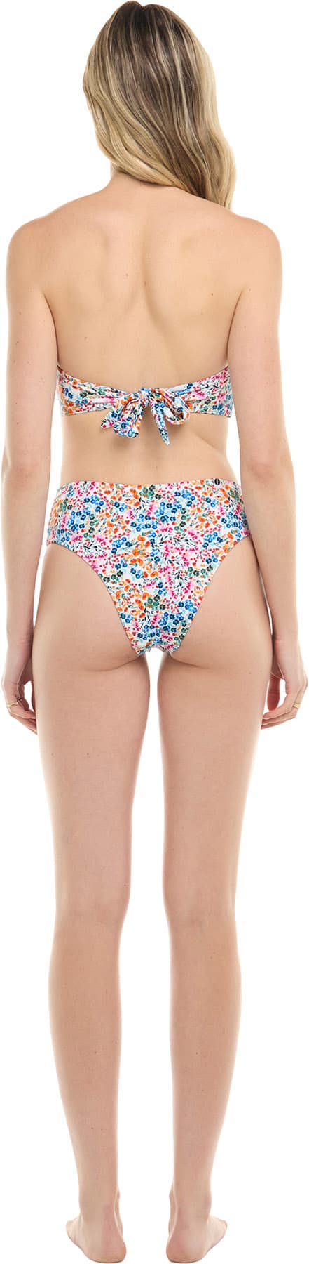 Product gallery image number 5 for product Aria Floralscape Bandeau Bikini Top - Women's