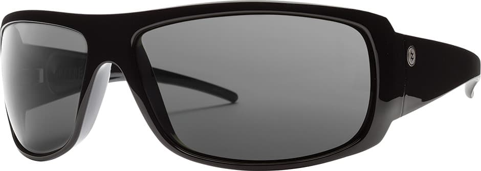 Product gallery image number 2 for product Charge XL Sunglasses - Gloss Black Frame - Grey Polar Lens