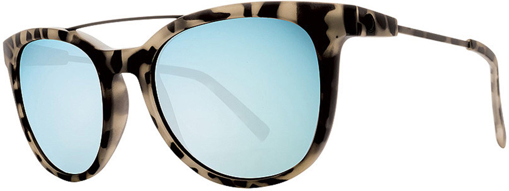Product gallery image number 1 for product Bengal Wire Sunglasses - Nude Tort - Rose Sky Blue Chrome Lens - Unisex