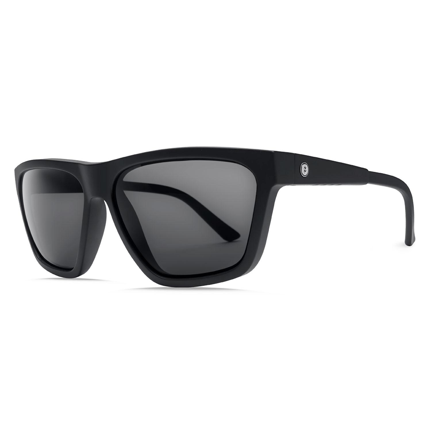 Product image for Road Glacier Sunglasses - Matte Black - Grey Polarized Plus Lens - Men's