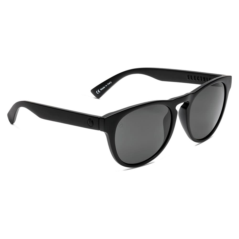 Product gallery image number 3 for product Nashville XL Sunglasses - Matte Black Frame - Grey Polarized Lens - Unisex