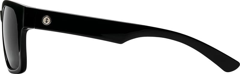 Product gallery image number 4 for product Zombie Sunglasses - Gloss Black Frame - Grey Lens