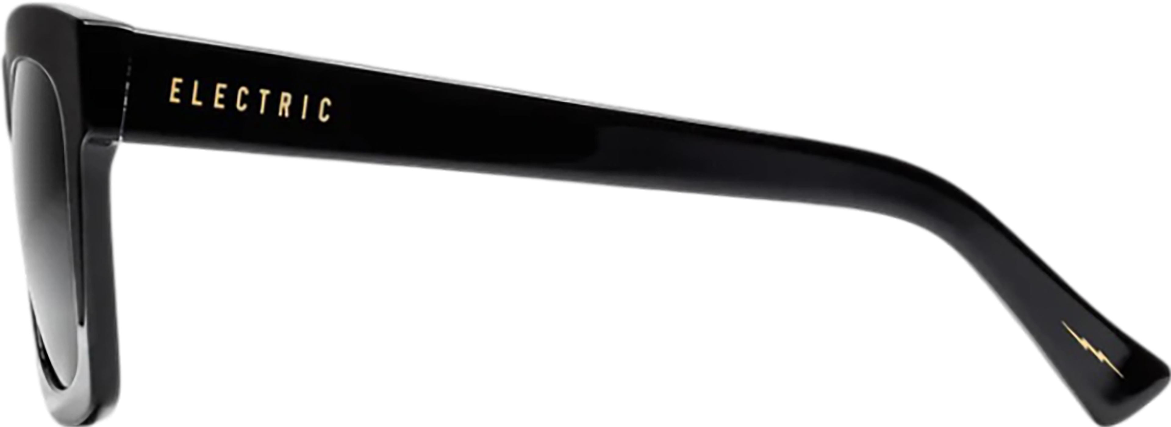 Product gallery image number 4 for product Crasher Sunglasses - Gloss Black - Grey Polarized Lens - Women's