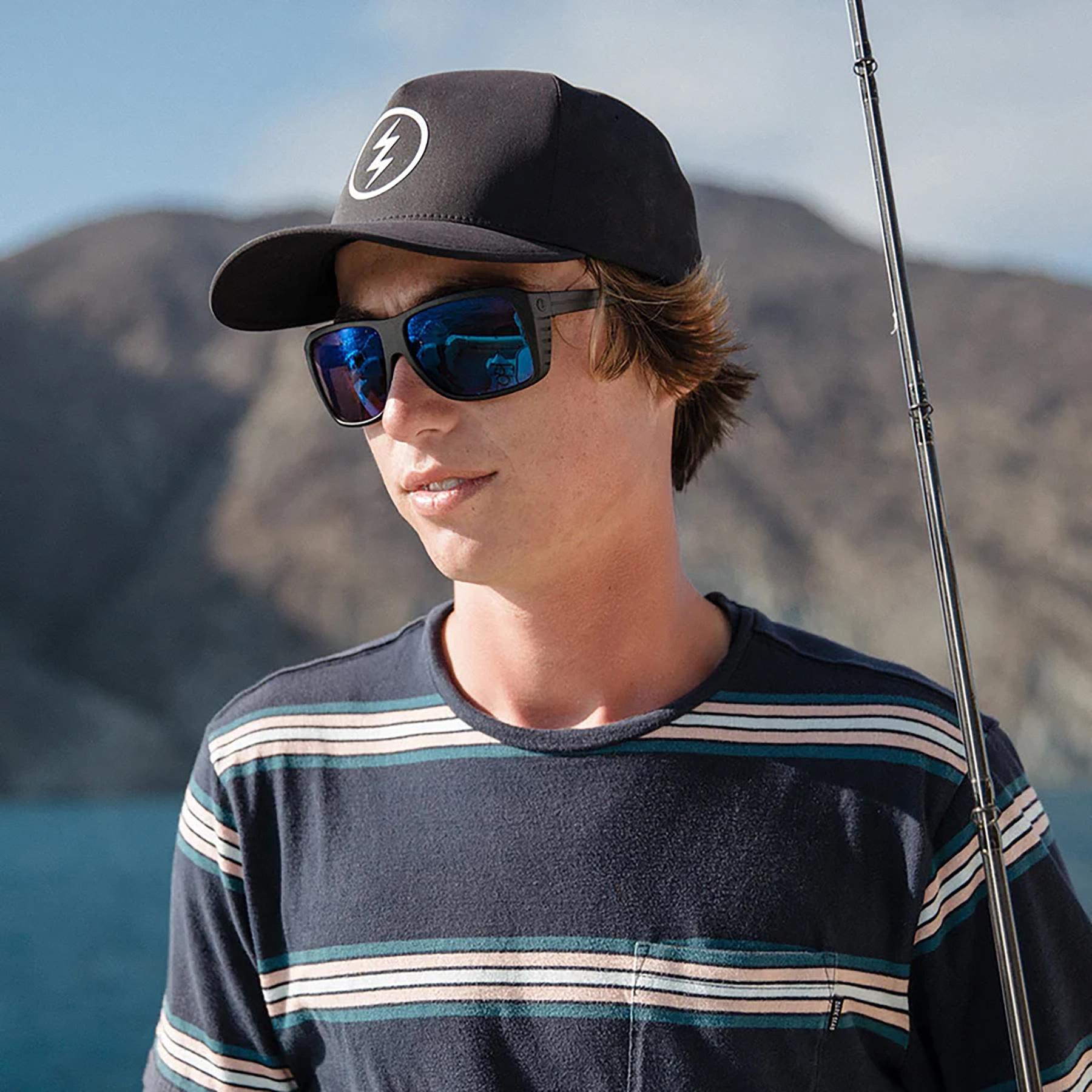 Product gallery image number 3 for product Bristol Sunglasses - Matte Black - Blue Polarized Pro Lens - Unisex