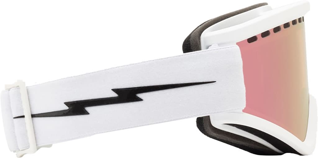 Product gallery image number 4 for product EGV Snow Goggles - Matte White - Pink Chrome Lens - Unisex