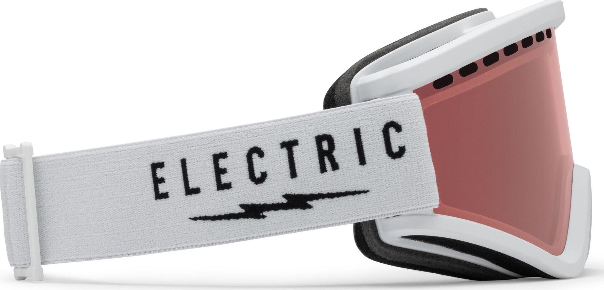 Product gallery image number 4 for product EGV Goggles - Matte White - Rose Lens