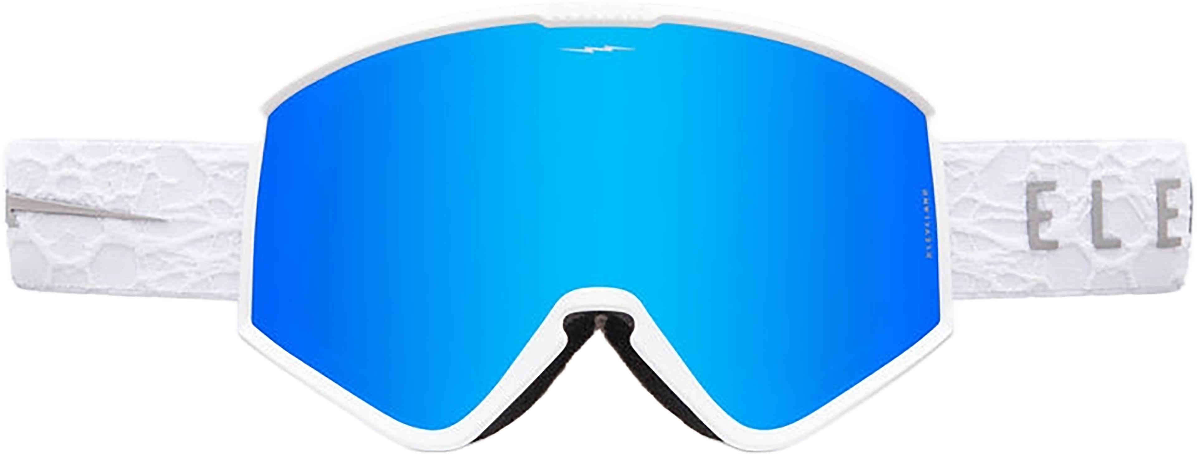 Product gallery image number 4 for product Kleveland Goggles - Matte White Nuron - Blue Chrome - Unisex