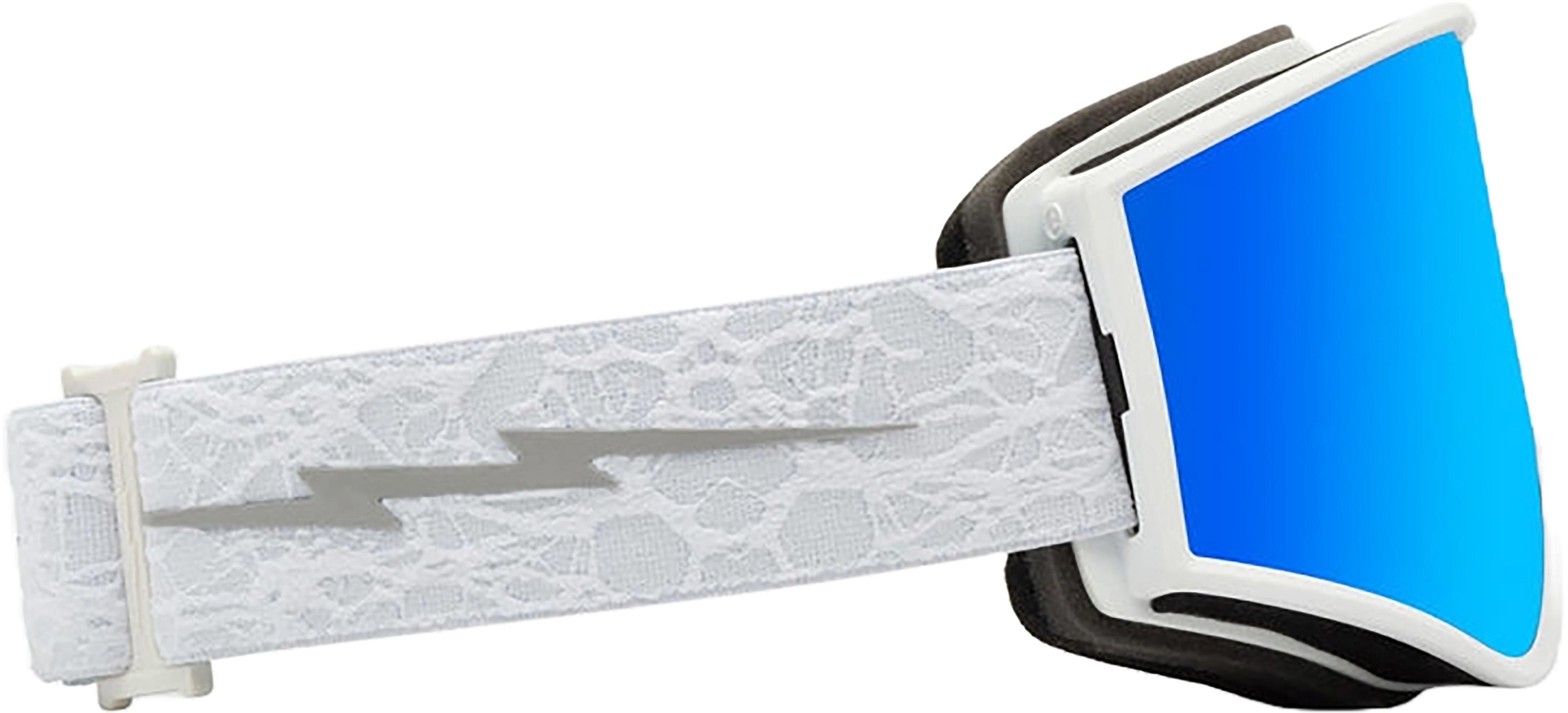 Product gallery image number 6 for product Kleveland Goggles - Matte White Nuron - Blue Chrome - Unisex