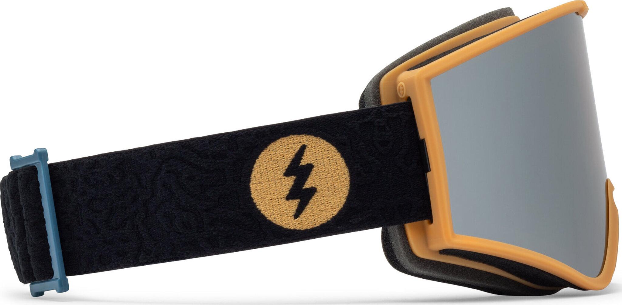 Product gallery image number 4 for product Kleveland Snow Googles - Flood Black Gum - Silver Chrome Lens