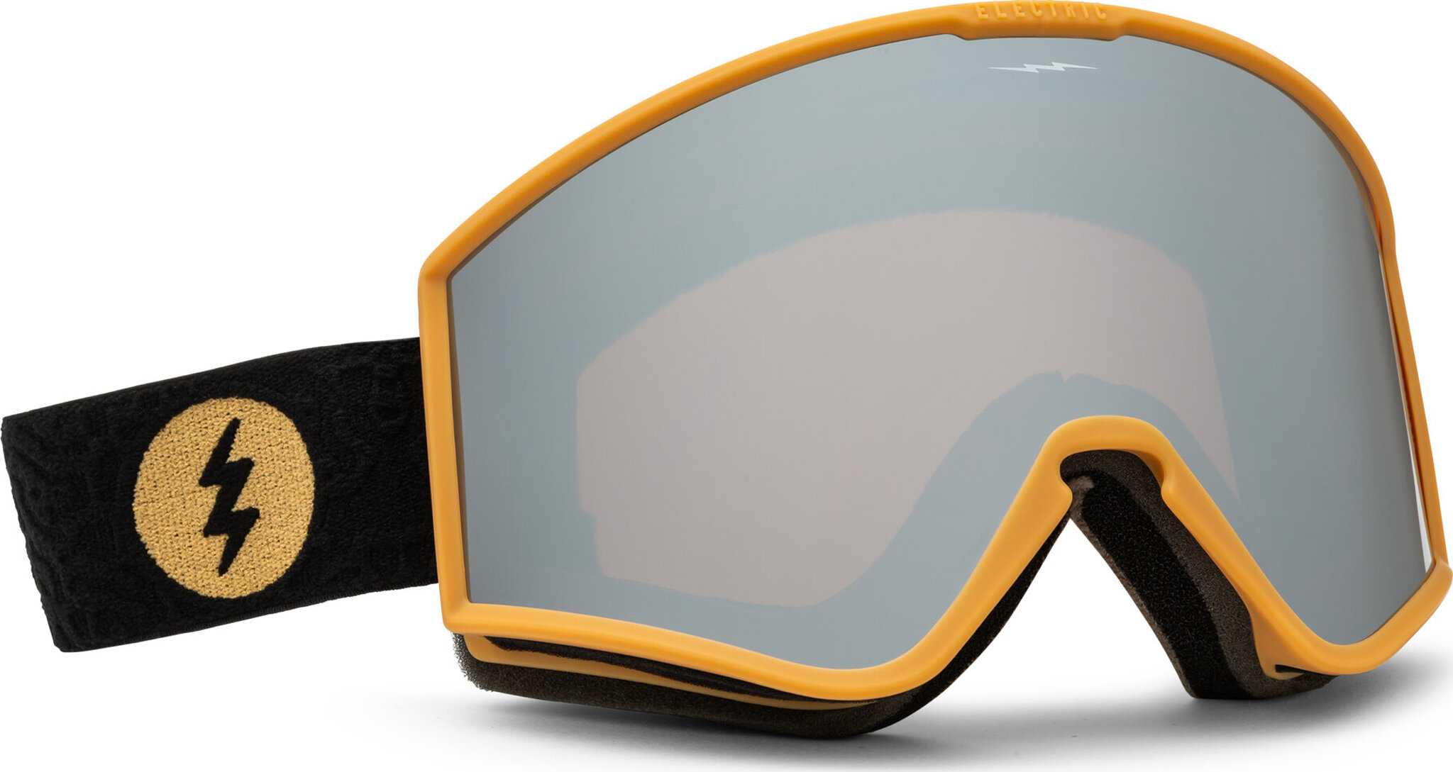 Product image for Kleveland Snow Googles - Flood Black Gum - Silver Chrome Lens