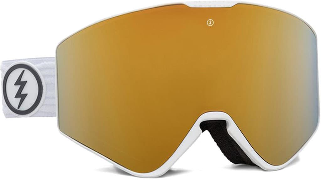 Product gallery image number 1 for product Kleveland II Goggle - White Tron - Gold Chrome Lens - Unisex