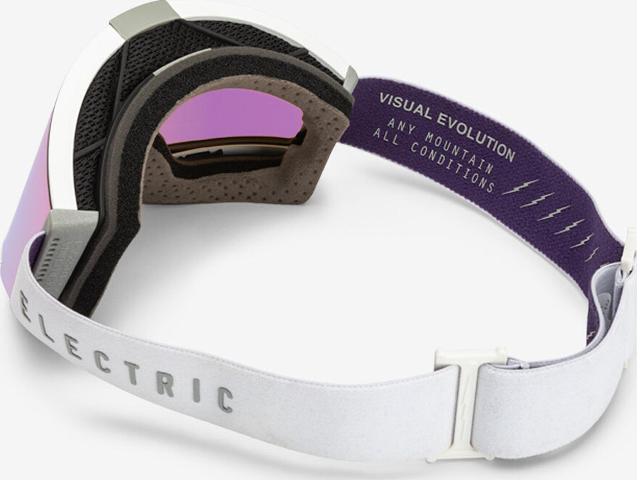 Product gallery image number 3 for product Kabru Goggles - Matte White Frame - Coyote Purple Lens - With bonus lens