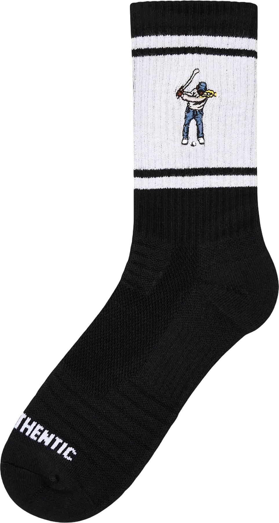 Image de produit pour Chaussettes mi-mollet à rayures Retro - Homme