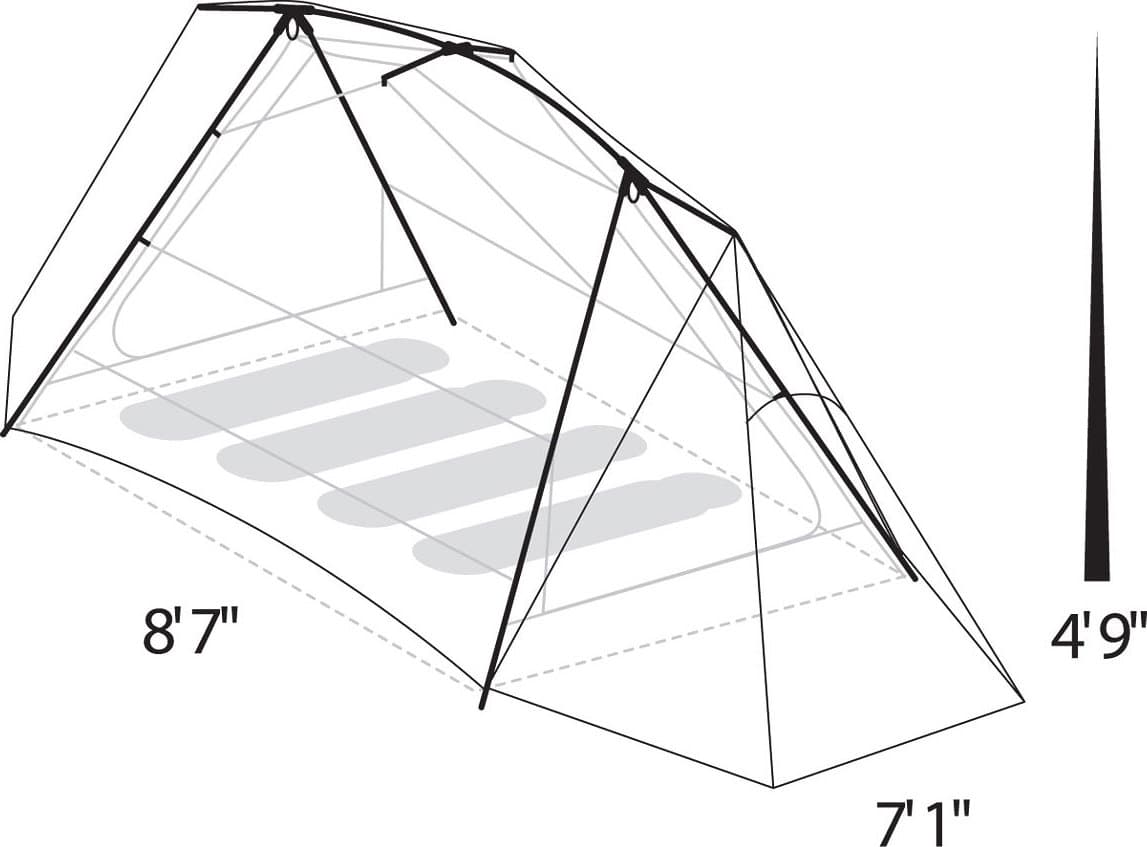 Product gallery image number 4 for product Timberline SQ XT Tent - 4 Person