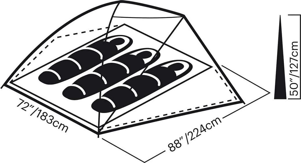 Product gallery image number 11 for product Midori 3 Tent - 3-person