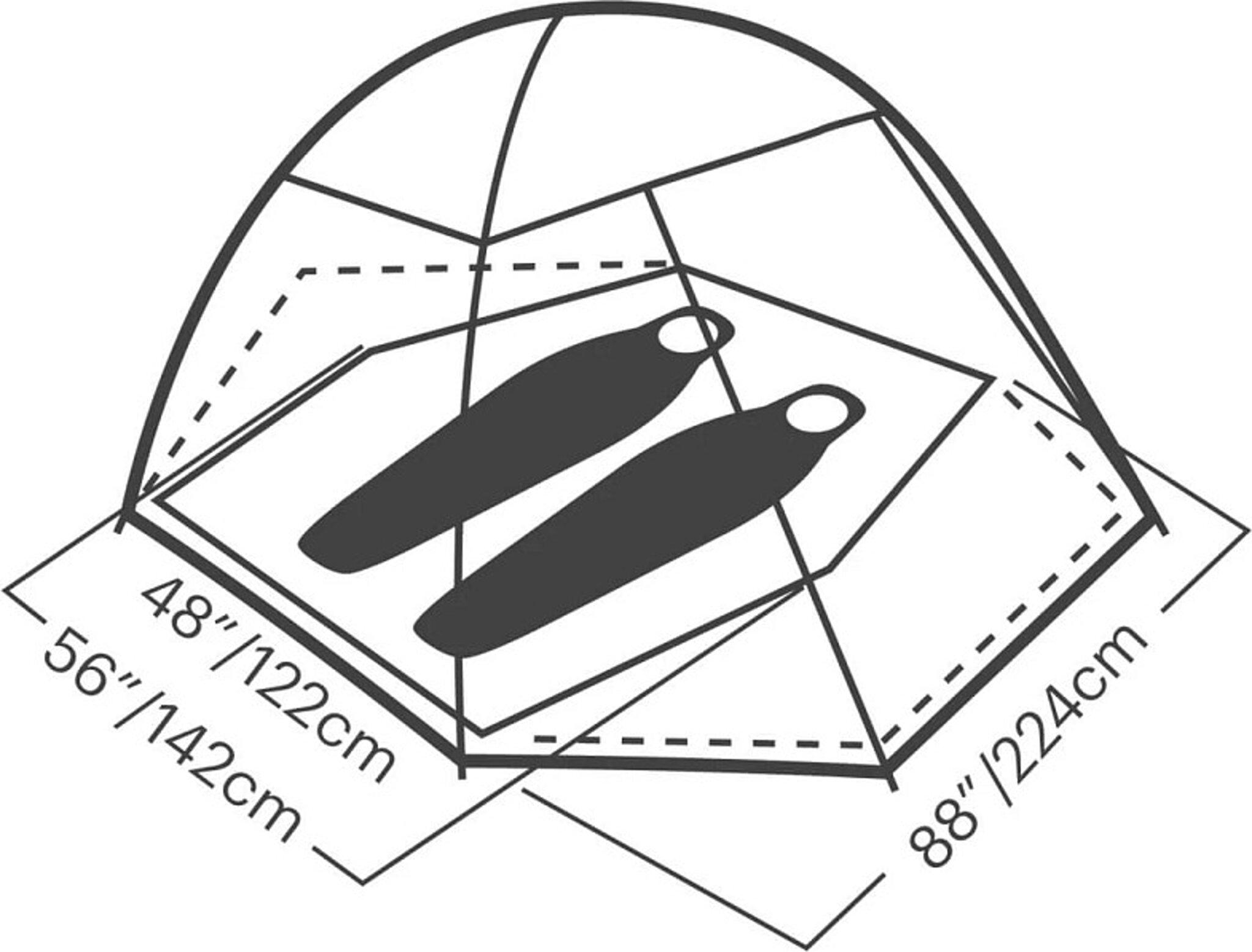 Numéro de l'image de la galerie de produits 4 pour le produit Tente Mountain Pass - 2 personnes