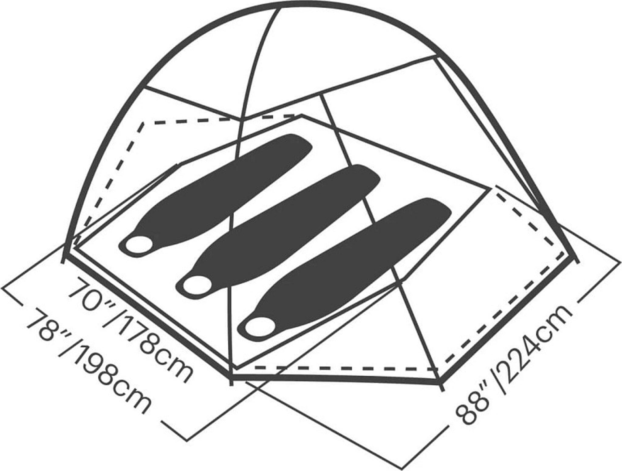 Product gallery image number 3 for product Mountain Pass Tent - 3 Person