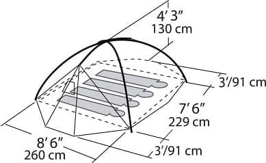 Product gallery image number 4 for product El Capitan Tent - 4 Person