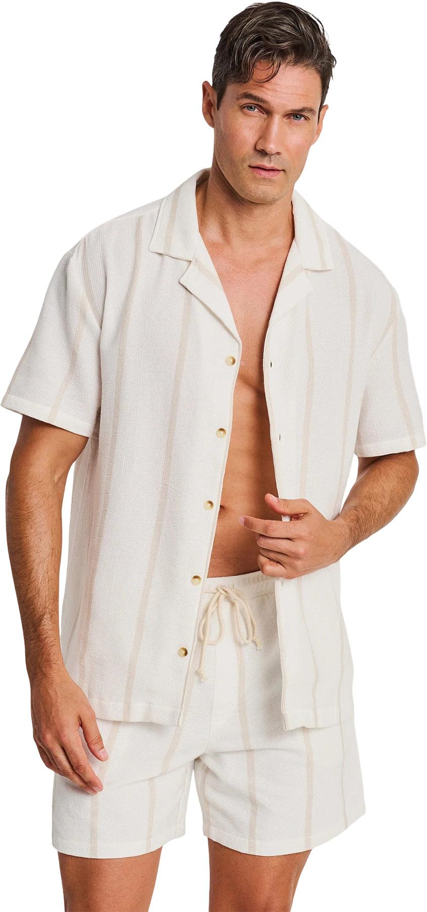 Product gallery image number 2 for product Weaved Stripe Cover-Up Shirt - Men's