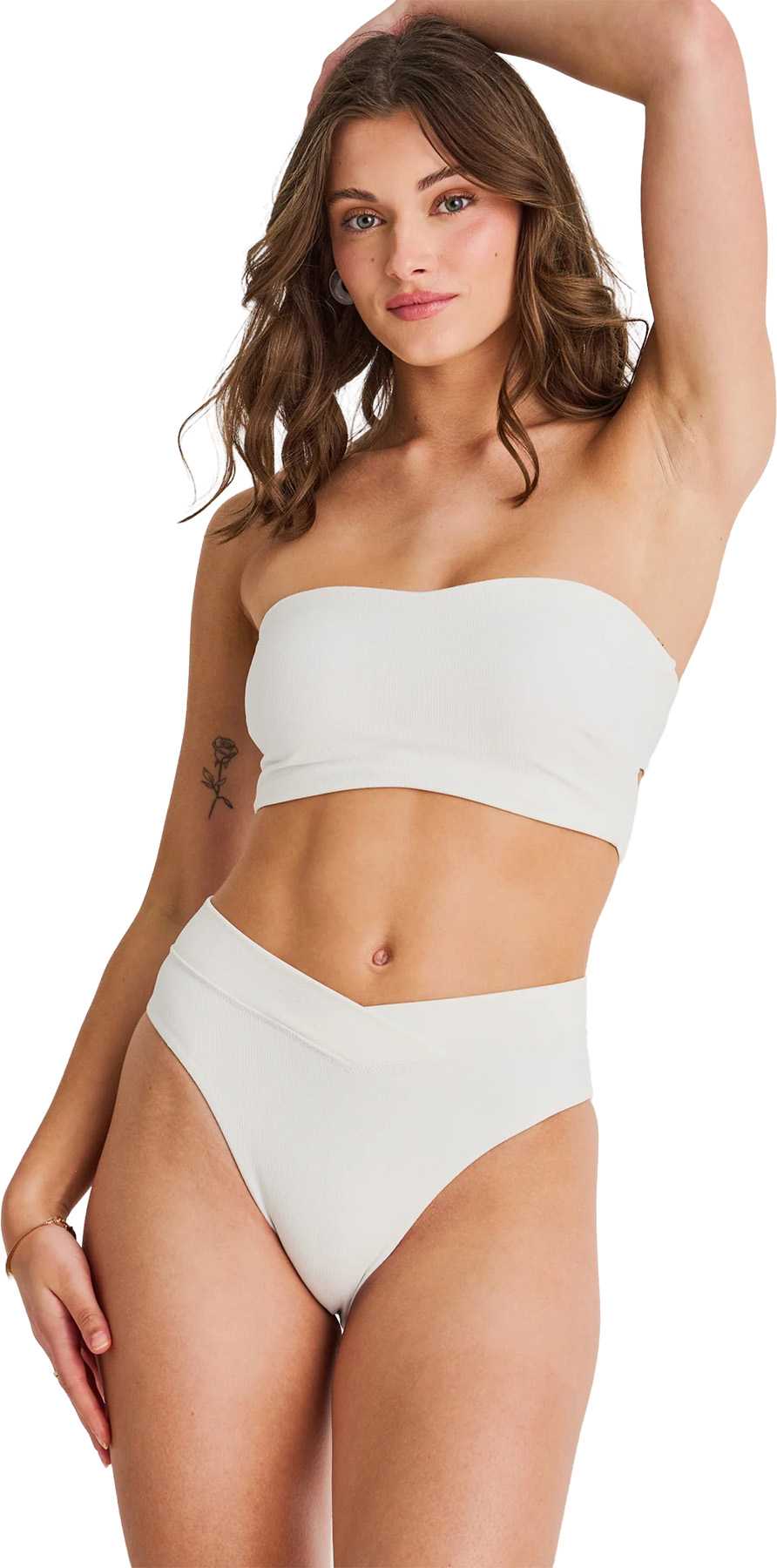 Image de produit pour Bas de bikini recyclé taille haute rétro - Femme
