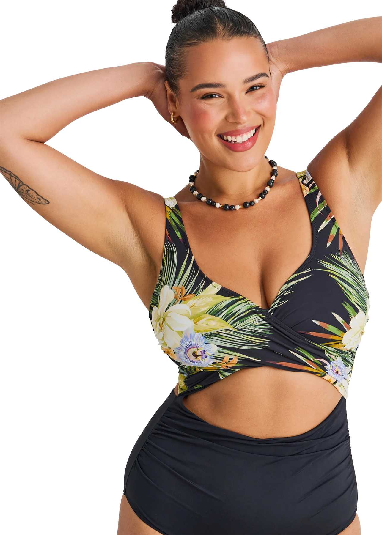 Image de produit pour Maillot de bain une pièce cache-cœur - Femme