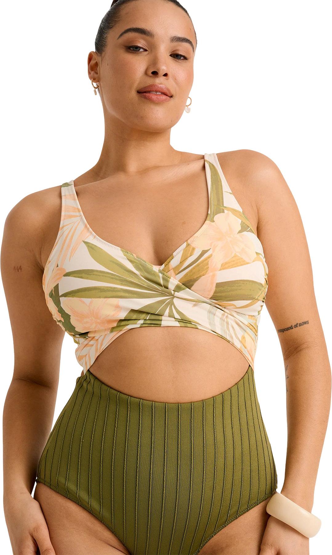 Product gallery image number 4 for product Wrap One-Piece Swimsuit - Women's