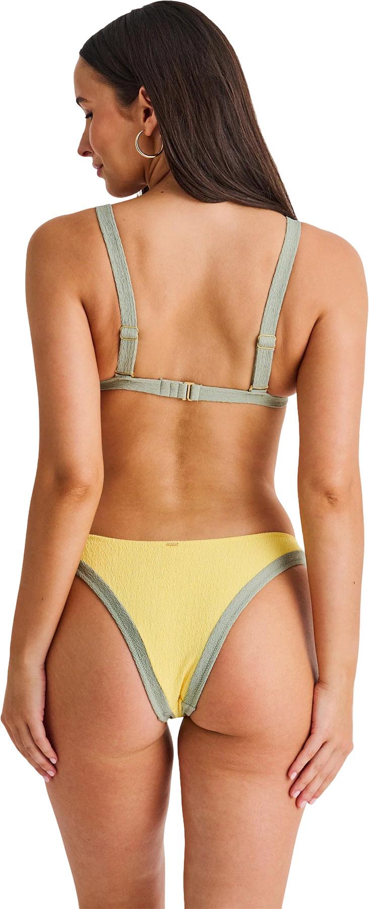 Product gallery image number 2 for product Contrast Band Triangle Bikini Top - Women's