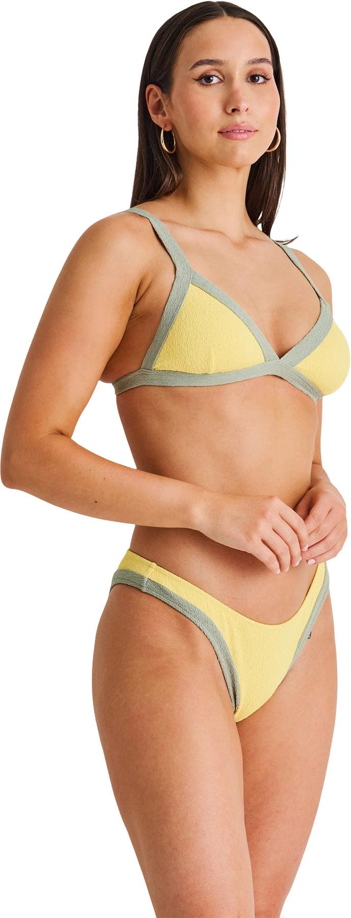 Product gallery image number 3 for product Contrast Band Triangle Bikini Top - Women's