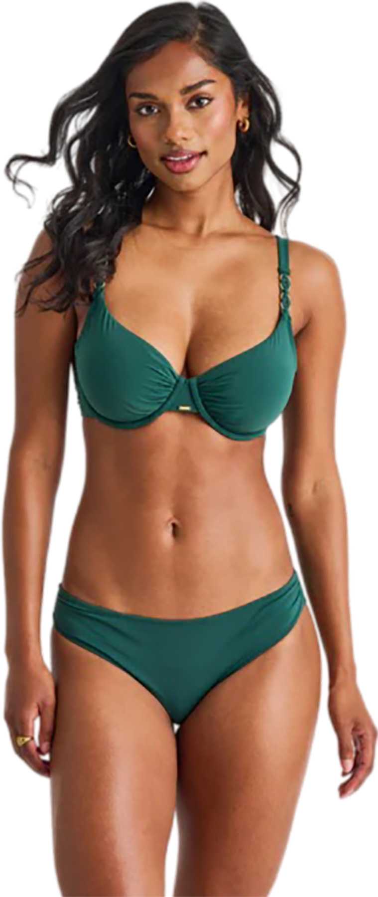 Image de produit pour Bas de bikini plissé - Femme