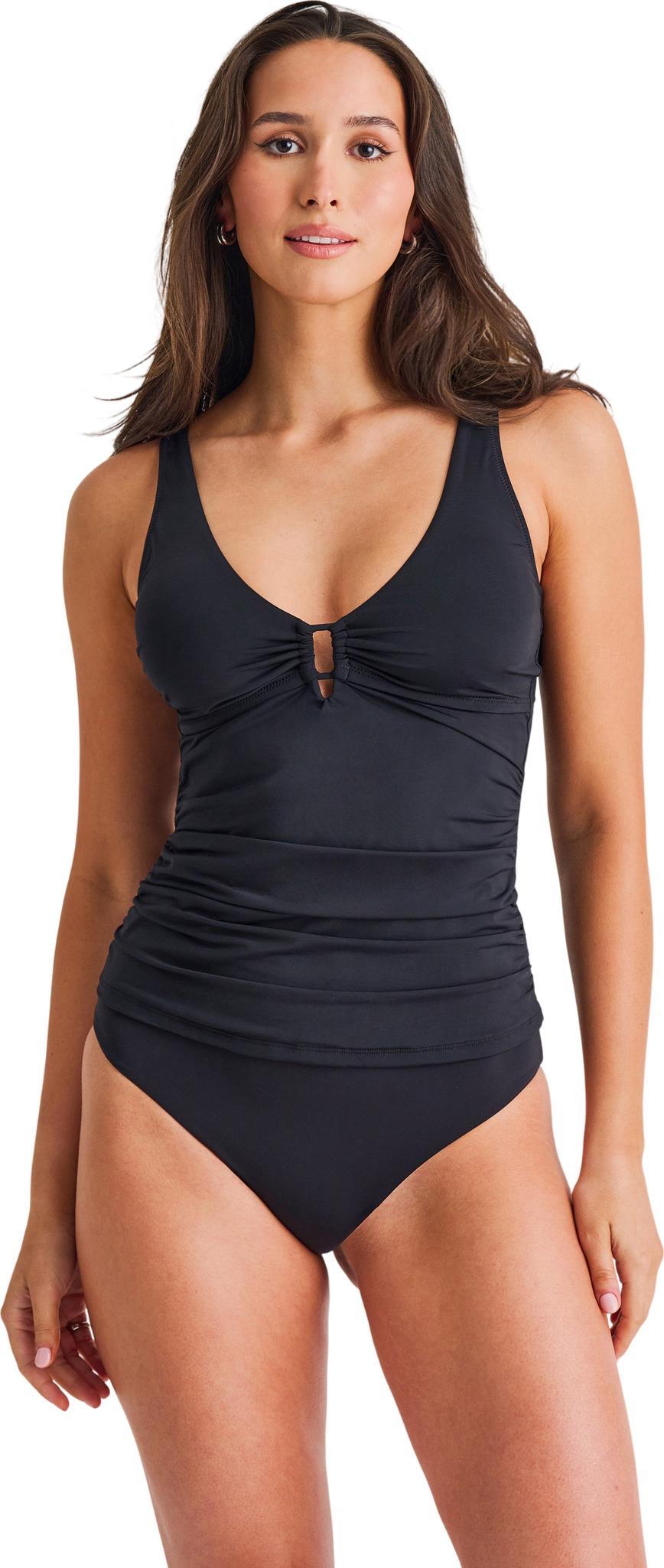 Product image for Tankini Top with Covered Buckle and Removable Cups - Women's