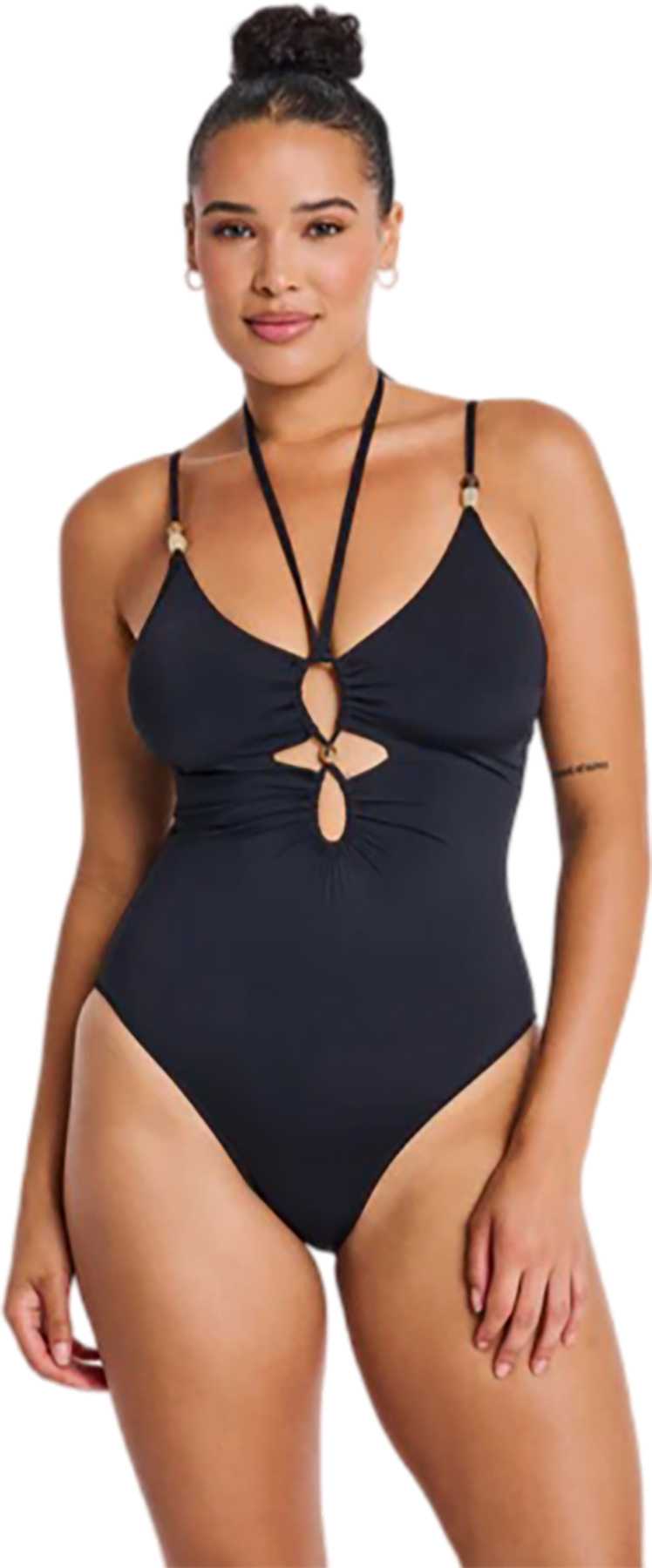 Image de produit pour Maillot de bain une pièce Cutout Cami - Femme