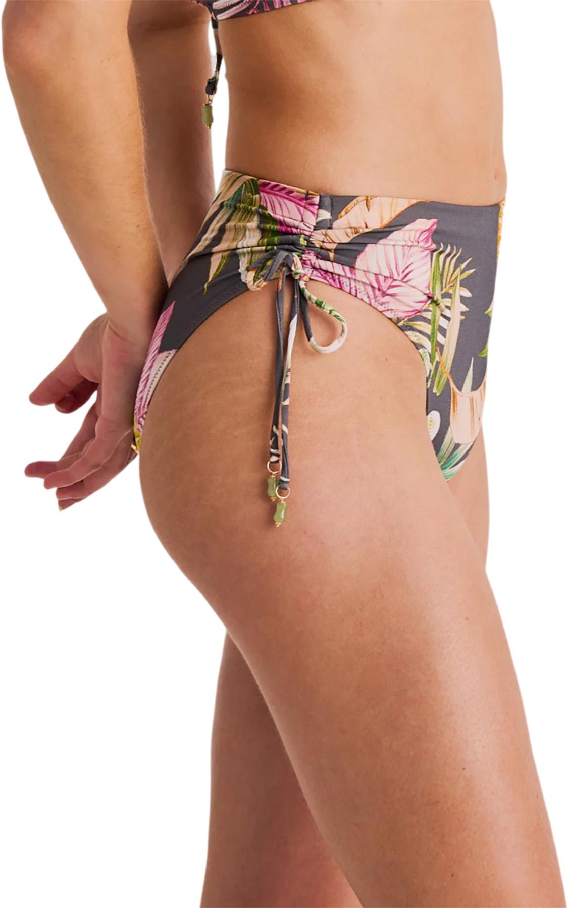 Numéro de l'image de la galerie de produits 4 pour le produit Bas de bikini froncé à taille rétro - Femme